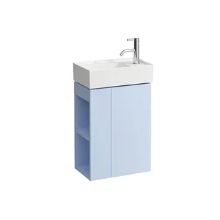 WTU K-LAUFEN 270x440x600 1Tür rechts Regal links P/P f.WT H815334 graublau