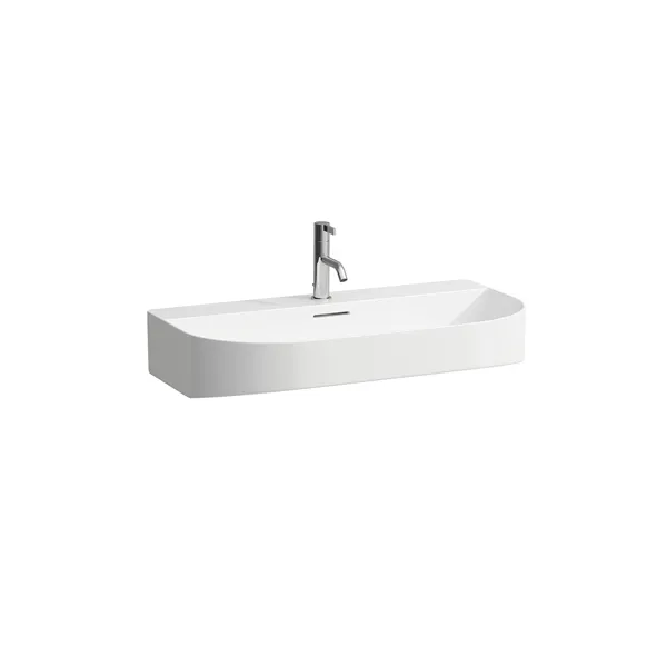 Laufen Waschtisch SONAR 420x800x165 1 Hahnloch mit Überlauf weiß