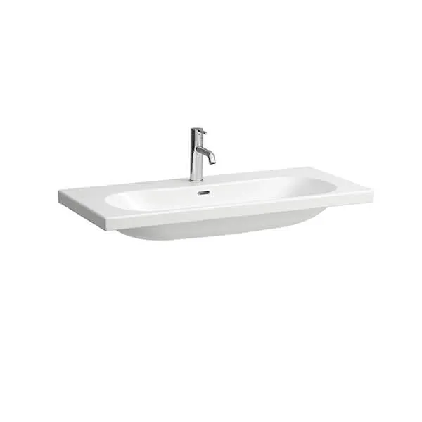 Laufen Waschtisch LUA 460x1000x180 1 Hahnloch mit Überlauf weiß