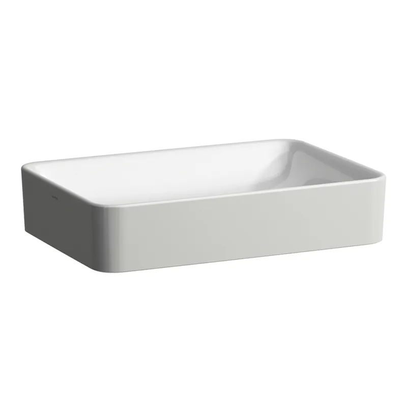 Laufen Waschtisch-Schale PRO S 380x550x125 re-eckig ohne Hahnloch ohne Überlauf weiß
