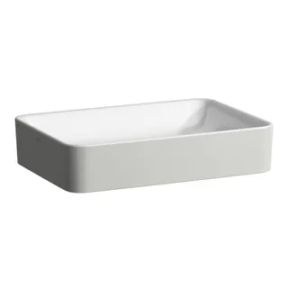 Laufen Waschtisch-Schale PRO S 380x550x125 re-eckig ohne Hahnloch ohne Überlauf weiß
