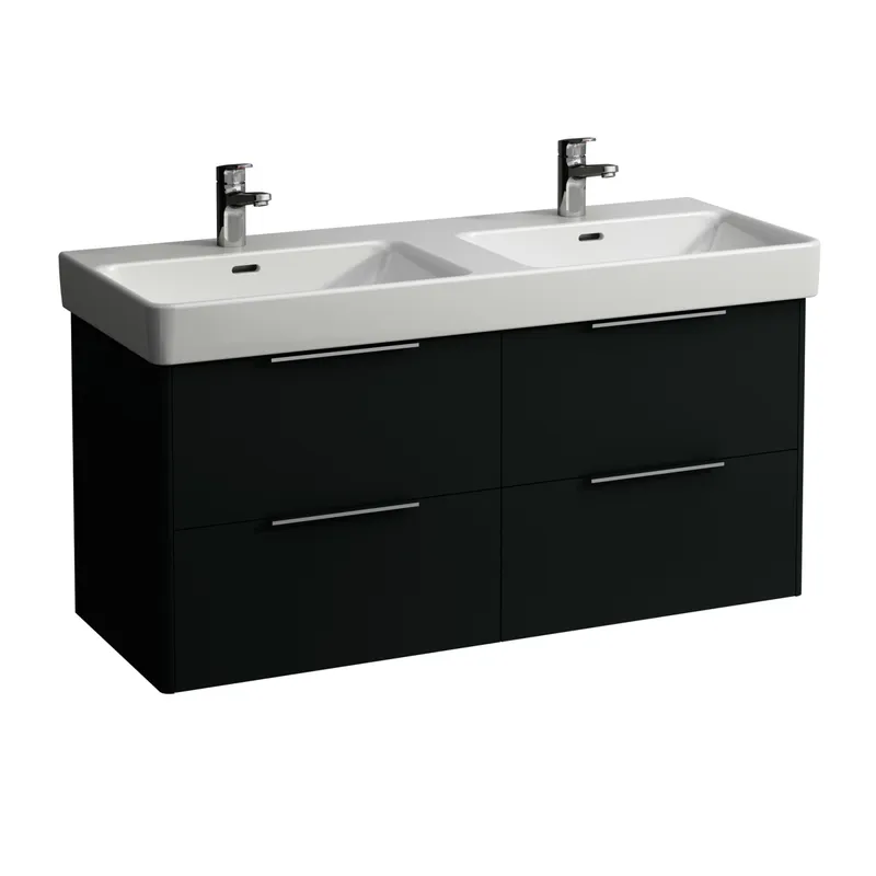 Laufen WTU BASE 438x1159x515 4 Schubl m.Griff f.WT H814966 verkehrsgrau