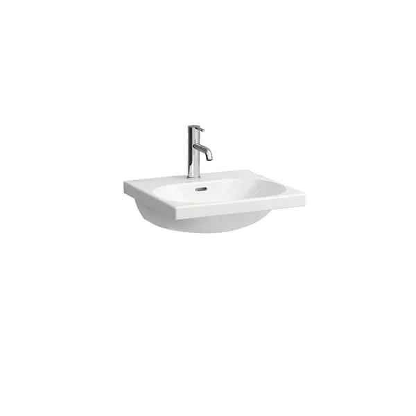 Laufen Waschtisch LUA 460x500x180 1 Hahnloch mit Überlauf weiß