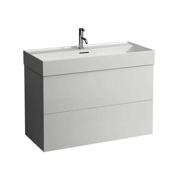 WTU K-LAUFEN 449x984x600 2 Schubl Push/Pull f.WT H810337 weiß matt