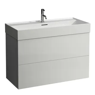 WTU K-LAUFEN 449x984x600 2 Schubl Push/Pull f.WT H810337 weiß matt – Bild 3