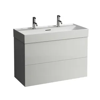 WTU K-LAUFEN 449x984x600 2 Schubl Push/Pull f.WT H810337 weiß matt – Bild 4
