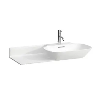 Laufen Waschtisch INO 450x900x145 1 Hahnloch mit Überlauf Ablg. links weiß matt