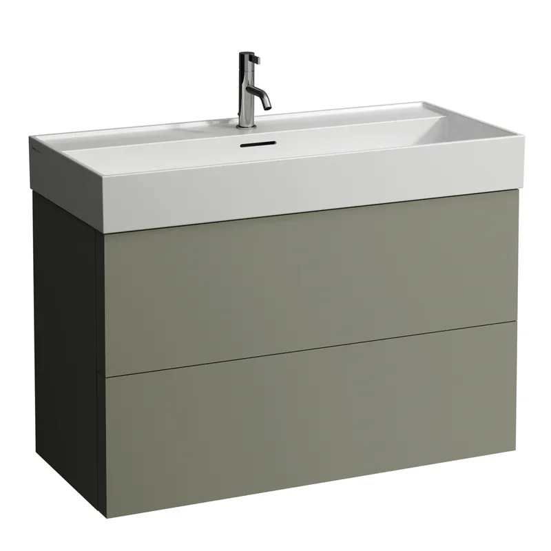 WTU K-LAUFEN 449x984x600 2 Schubl Push/Pull f.WT H810337 kieselgrau