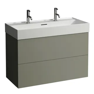 WTU K-LAUFEN 449x984x600 2 Schubl Push/Pull f.WT H810337 kieselgrau – Bild 2