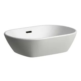 Laufen Waschtisch-Schale LUA 350x500x135 ohne Hahnloch mit Überlauf weiß