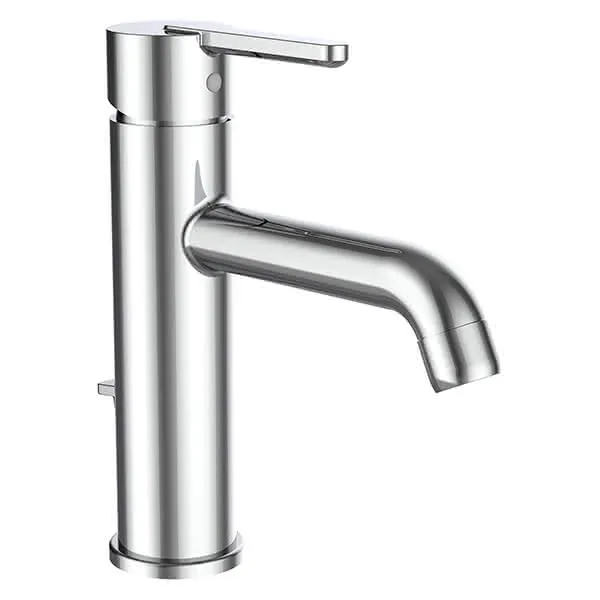 Laufen Waschtisch-Mischer halbhohe Ausf. LUA Eco+ Ausld. 135 mm mit Ablaufgarnitur chrom