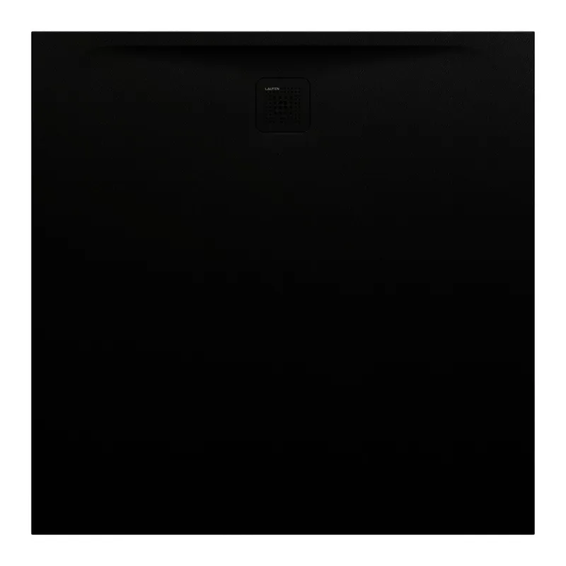Laufen Duschwanne PRO 1200x1200x33 Marbond Ablauf seitl schwarz