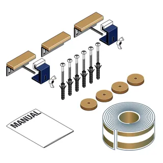 Laufen Schallschutzset für Duschwannen ab 1000x1000 mm