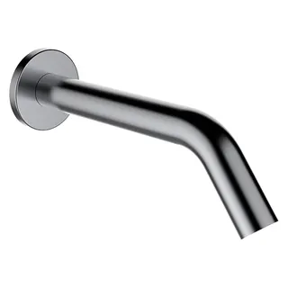 Wanneneinlauf K-LAUFEN Festauslauf Ausladung 175 mm PVD Edelstahl gebürstet