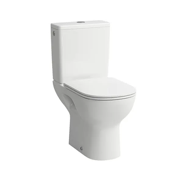 Laufen Stand-T-WC LUA 650x360x420 spülrandlos Abg. waagr. weiß