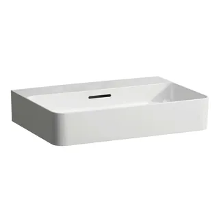 Laufen Waschtisch VAL 420x600x155 ohne Hahnloch mit Überlauf weiß matt