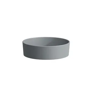 Waschtisch-Schale K-LAUFEN 420x420x135 ohne Hahnloch ohne Überlauf graphit matt
