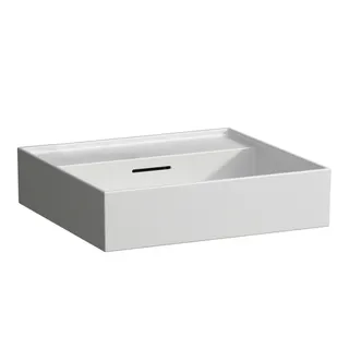 Aufsatz-Waschtisch K-LAUFEN 460x500x145 ohne Hahnloch mit Überlauf LCC weiß
