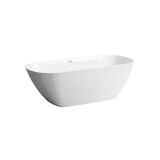 Laufen freistehende Badewanne LUA 750x1700x540 Marbond weiß