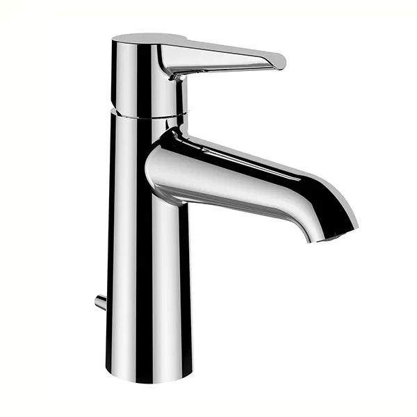 Laufen Waschtisch-Mischer PURE Ausladung 110 mm mit Ablaufventil chrom