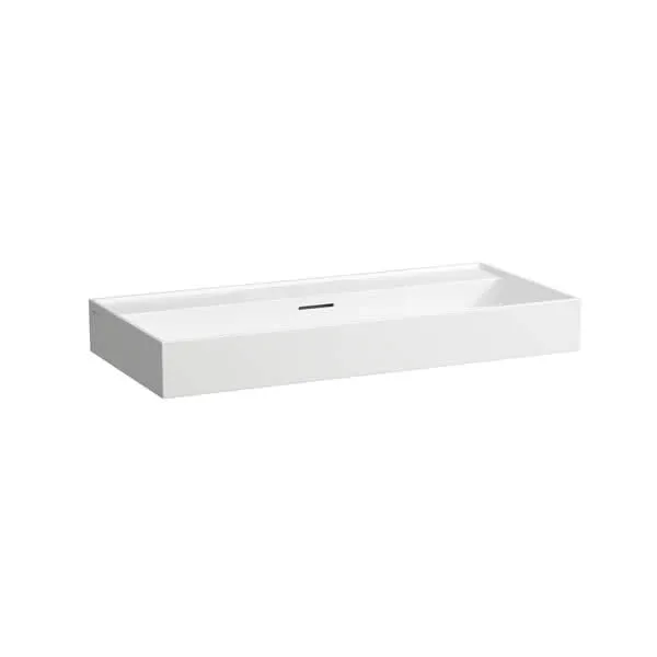 Waschtisch K-LAUFEN 460x1000x145 ohne Hahnloch mit Überlauf Standardablauf weiß