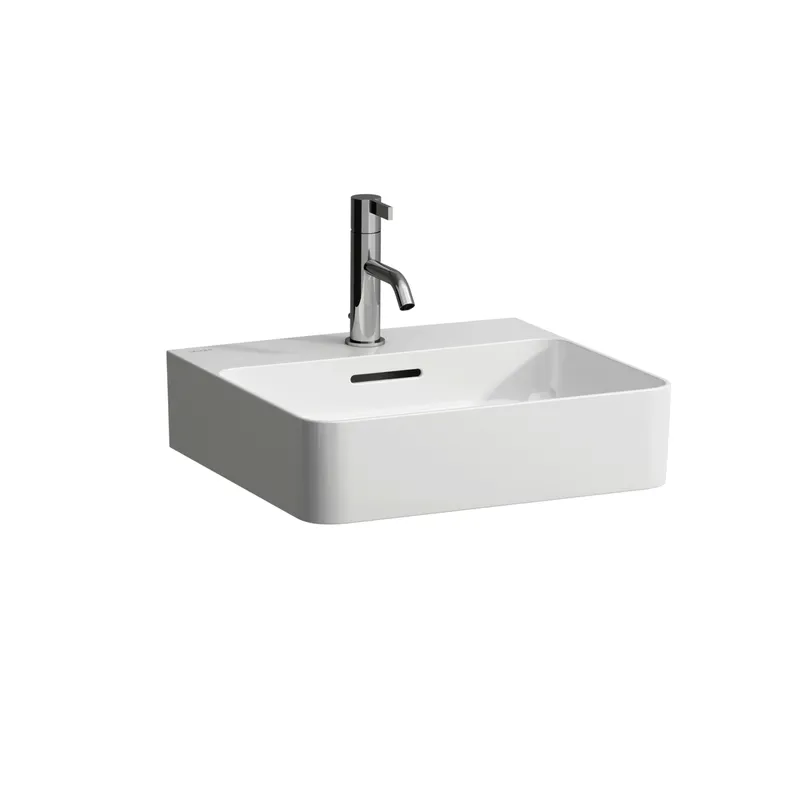 Laufen HWB VAL 420x450x155 1 Hahnloch mit Überlauf weiß matt