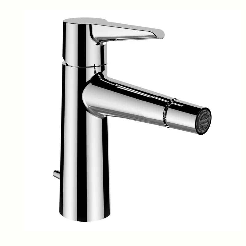 Laufen Bidetmischer PURE Ausladung 121 mm mit Ablaufventil chrom
