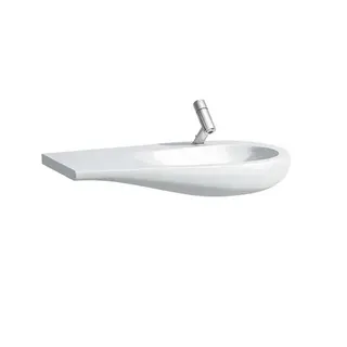 Laufen Waschtisch ALESSI 500x900x165 Ablage links 1 Hahnloch mit Überlauf LCC Weiß