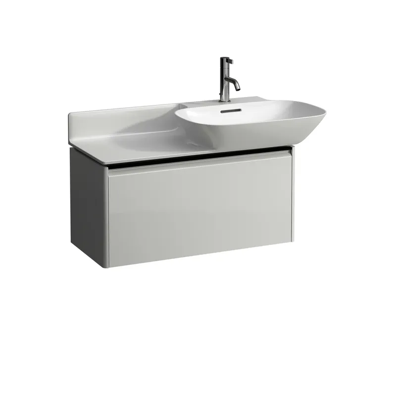 Laufen WTU BASE 339x317x515 1 Schubl Griff schwarz f.WT H813301/2 weiß matt