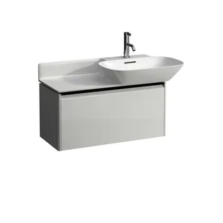 Laufen WTU BASE 339x317x515 1 Schubl Griff schwarz f.WT H813301/2 weiß matt