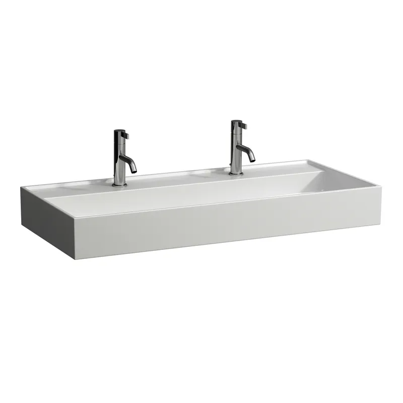 Waschtisch K-LAUFEN 460x1000x145 1 Hahnloch li+re ohne Überlauf Standardablauf weiß matt