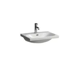 Laufen Waschtisch LUA 460x600x180 1 Hahnloch mit Überlauf LCC weiß