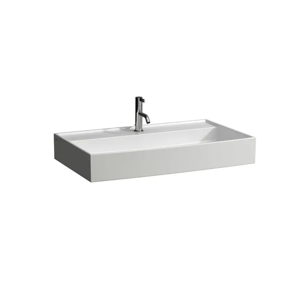 Waschtisch K-LAUFEN 460x800x145 1 Hahnloch ohne Überlauf Ül-Kanal unten geschl. Standardablauf we