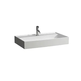Waschtisch K-LAUFEN 460x800x145 1 Hahnloch ohne Überlauf Ül-Kanal unten geschl. Standardablauf we