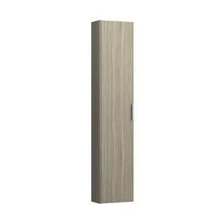 Laufen HS BASE 185x350x1650 1Tür Scharn. rechts 5 Ablg. m.Griff ulme hell