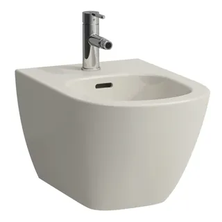 LF Wandbidet LUA 520x360 1 Hl. m.Ül. o. seitl. Loch f. Wasserans pergamon