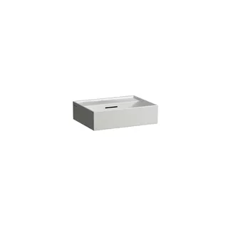 HWB K-LAUFEN 340x450x140 ohne Hahnloch mit Überlauf Standardablauf weiß – Bild 2