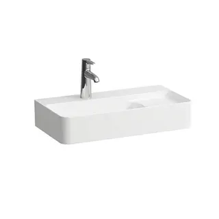 Laufen Aufsatz-Waschtisch komp. VAL 310x600 1Hl o.Ül Ül-Kanal un. geschl. Ablg. rechts LCC we
