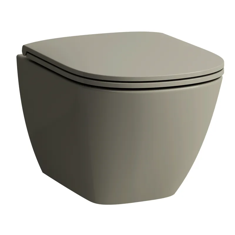 Laufen T-WC wandh. LUA 490x360 spülrandlos Ausf. kurz verdeckte Bef. Pergamon