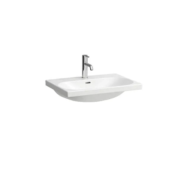 Laufen Waschtisch LUA 460x650x180 1 Hahnloch mit Überlauf weiß
