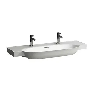 Laufen Waschtisch THE NEW CLASSIC 480x1200x165 1 Hahnloch li+re mit Überlauf weiß