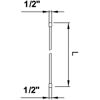Laufen Kunststoff-Brauseschlauch Simiflex Metalleffekt, 1/2" x 1/2", Länge 1500mm – Bild 2
