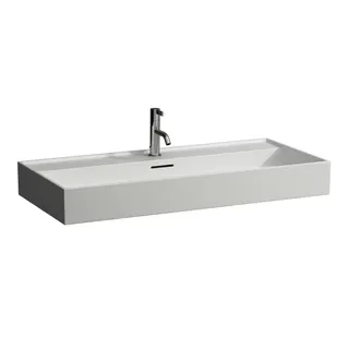 Waschtisch K-LAUFEN 460x1000x145 1 Hahnloch mit Überlauf Standardablauf weiß matt