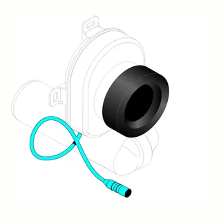 Laufen Absauge Siphon m.Sensor DN50 Abgang waagerecht f.Urinal Caprino H842065