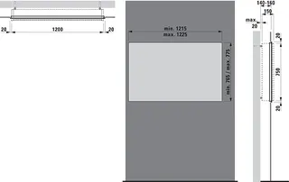 Laufen Einbaurahmenset FRAME 25 passend zu SPS H408804 – Bild 2