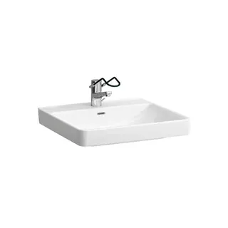 Laufen Waschtisch barr-frei PRO LIBERTY 550x600x190 ohne Hahnloch mit Überlauf weiß
