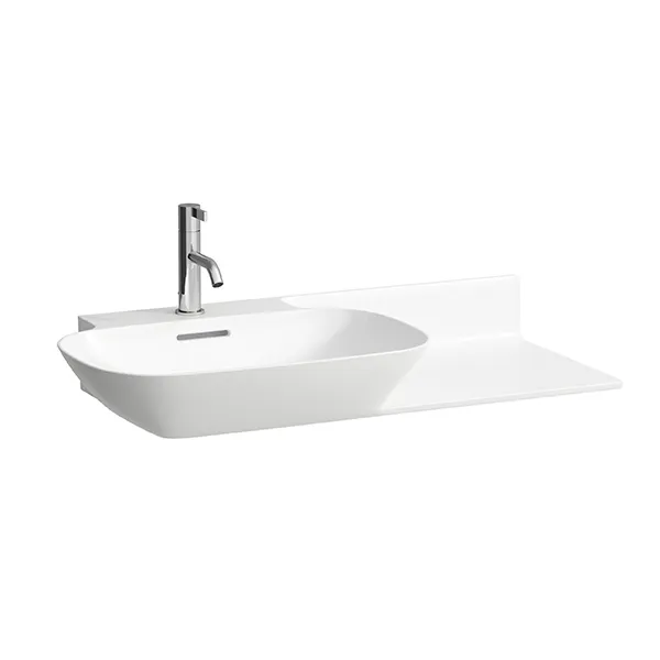 Laufen Waschtisch INO 450x900x145 1 Hahnloch mit Überlauf Ablg. rechts weiß