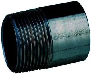 gebog316 Edelstahl Anschweißnippel mit  einseitigem Gewinde, 1/8" x 30 mm
