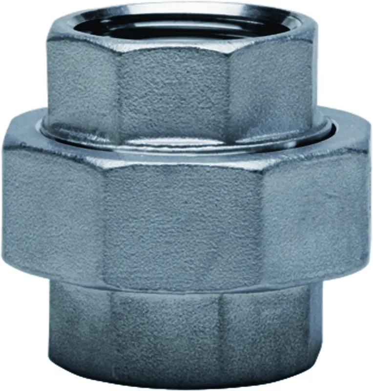 gebog316 Edelstahl-Gewindefitting 330 - Verschraubung flach dicht. 2"