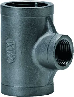 gebog316 Edelstahl-Gewindefitting 130 - T-Stück red. 3/4" x 3/8"